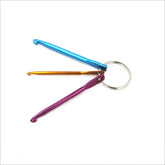 Single Head Knitting Key Ring Crochet Color Keychain Short Crochet Set